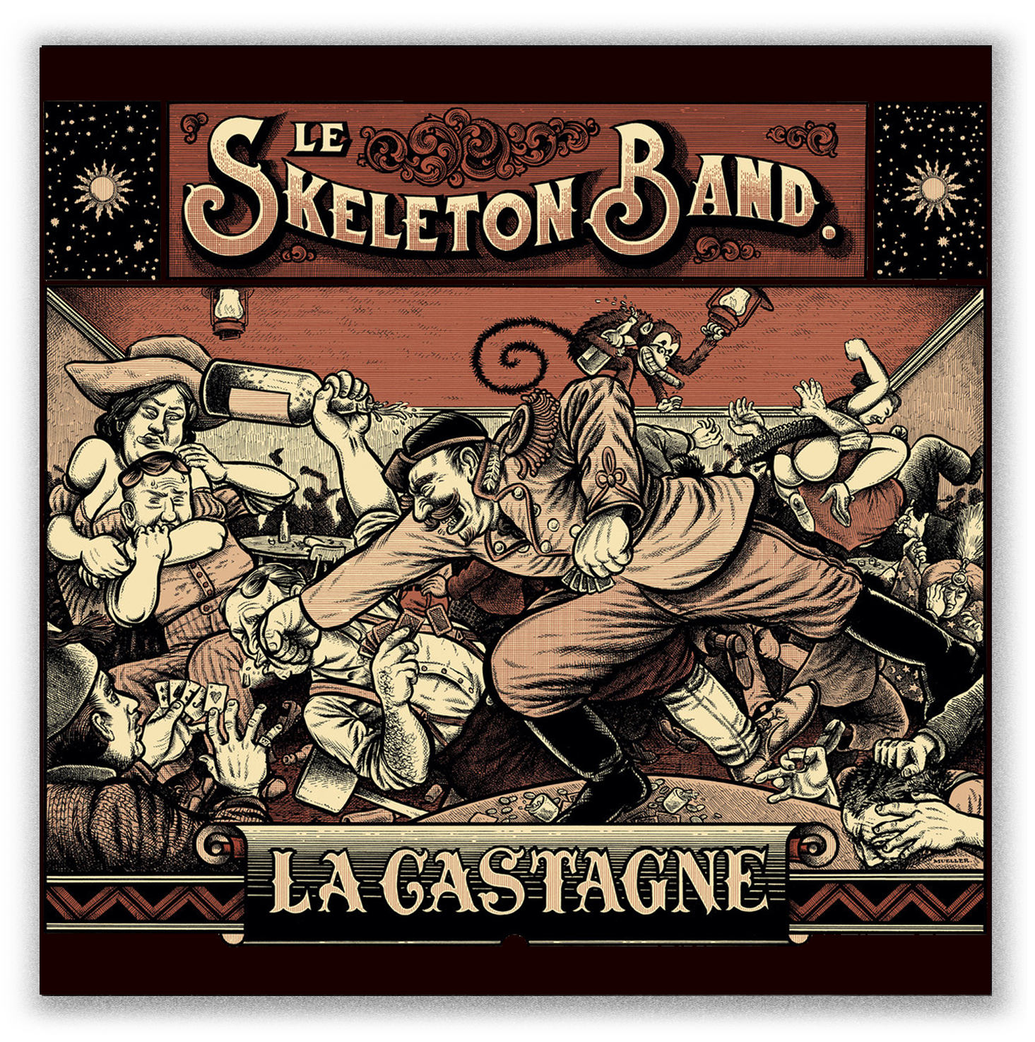 Le Skeleton Band La Castagne artwork by Christoph Mueller